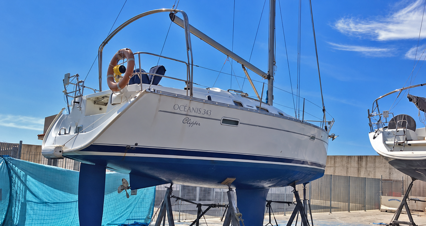 Beneteau Oceanis Clipper 343 del 2006 barca a vela usata tre cabine in vendita a Fiumicino